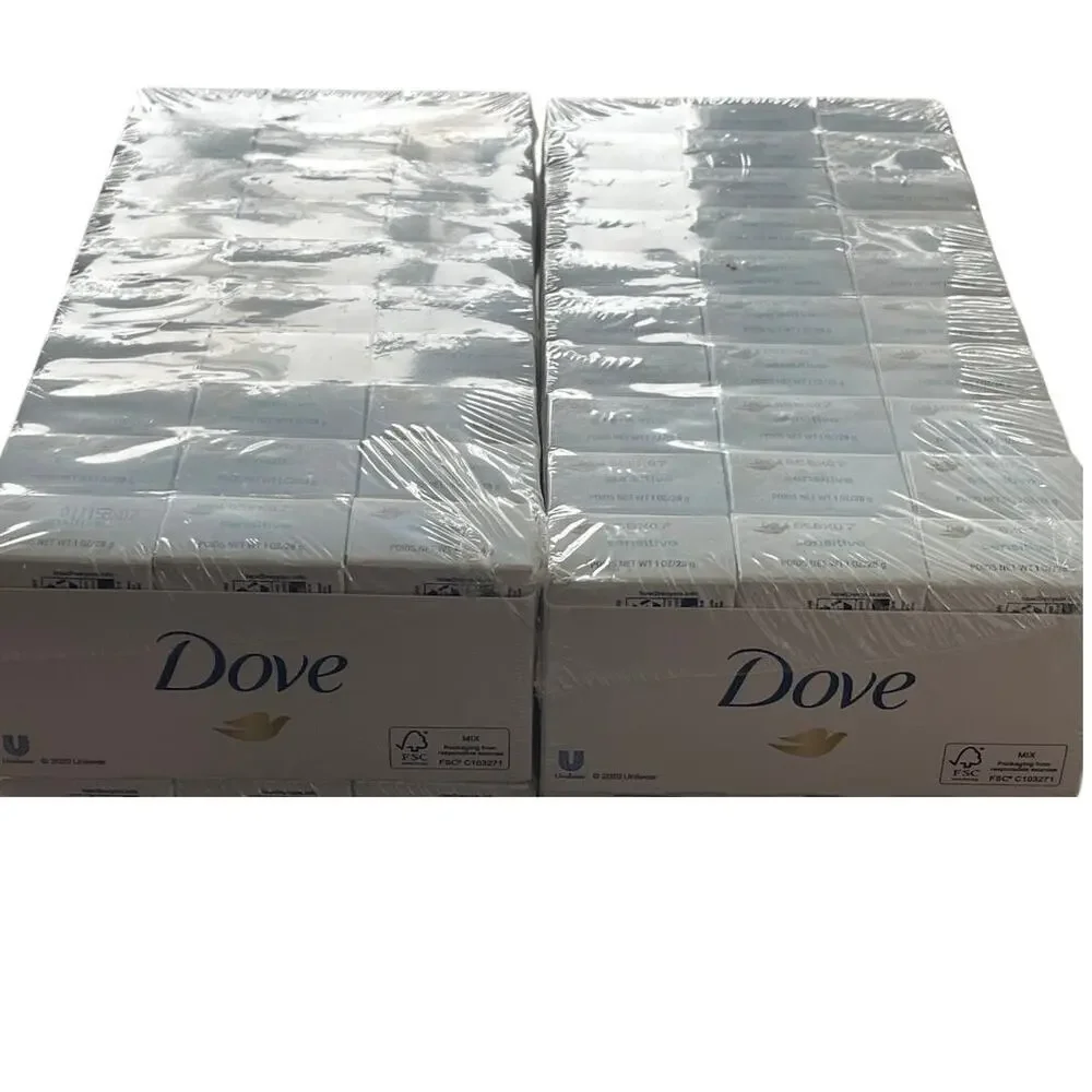 60 Dove Soap Sensitive Fragrance Free Hypo Allergenic 1oz size Trial/Travel Bars